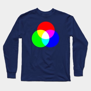 Red Green Blue Color Light Long Sleeve T-Shirt